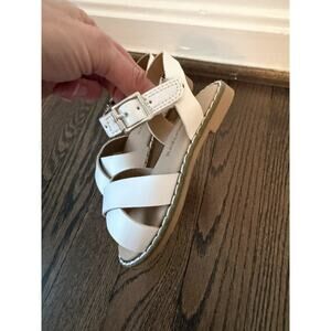 Tucker And Tate Sz 5 White Sandals Girls NEW
